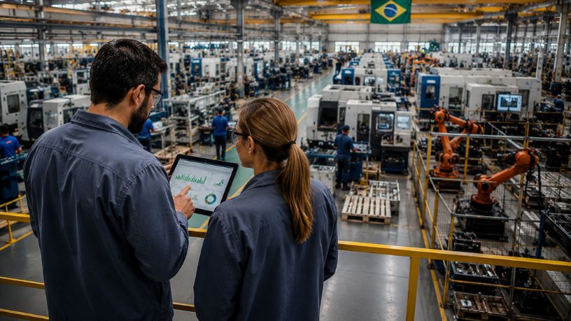 Indústria nacional e protagonismo global: o papel estratégico do setor fabril no crescimento econômico do Brasil